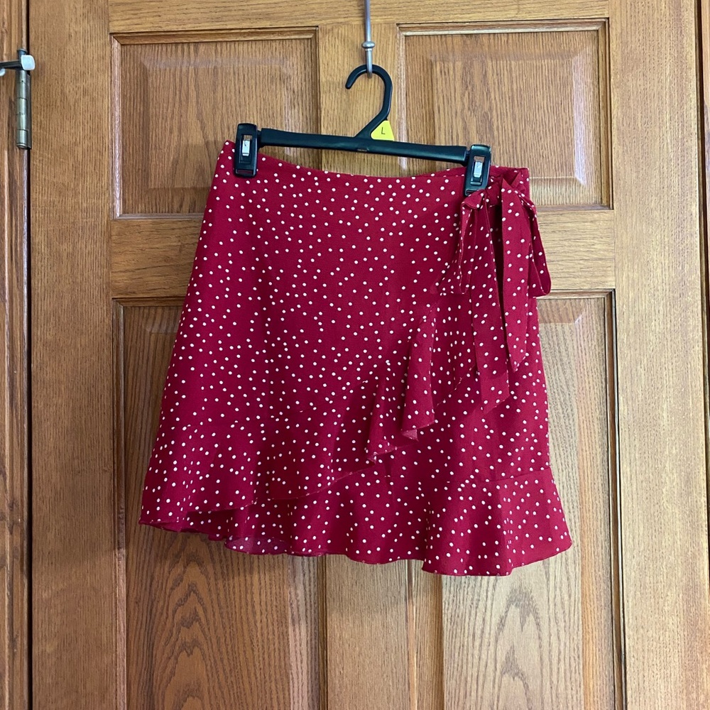 Brand new with tags red skirt